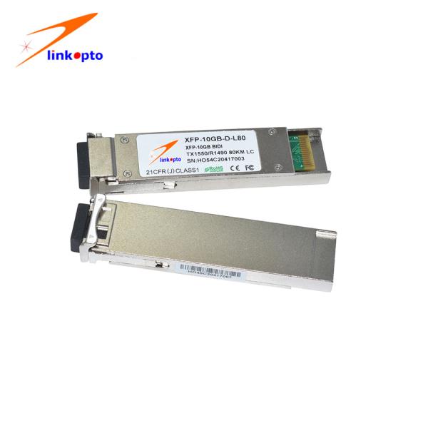10G BIDI Xfp Transceiver Module Tx1270 / 1Rx1330NM Simplex LC Connector