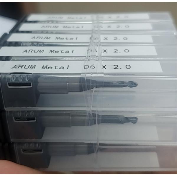 CAD CAM Cutters 3mm Dental Milling Burs For Zirconia Block Metal Emax
