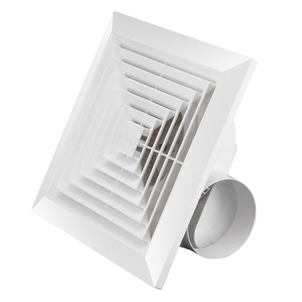 Material de cuchilla de plástico 4 6 pulgadas ventiladores de escape centrífugas para el techo de la cocina del baño