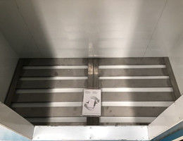 Commercial Outdoor Bagged Ice Storage Freezer, Fan Cooling Ice Cube Freezer