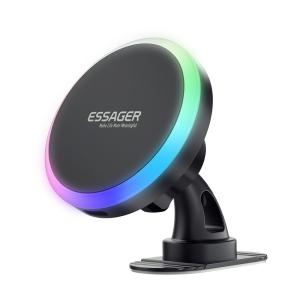 15W ワイヤレス充電 マグネット式車載電話ホルダー Essager ACPH004