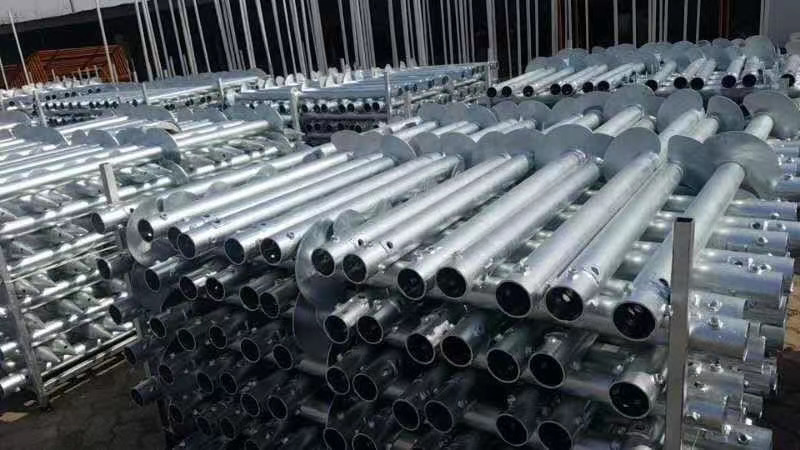 Iso гальванизировал яркие 68mm земные анкеры винта для столбов загородки