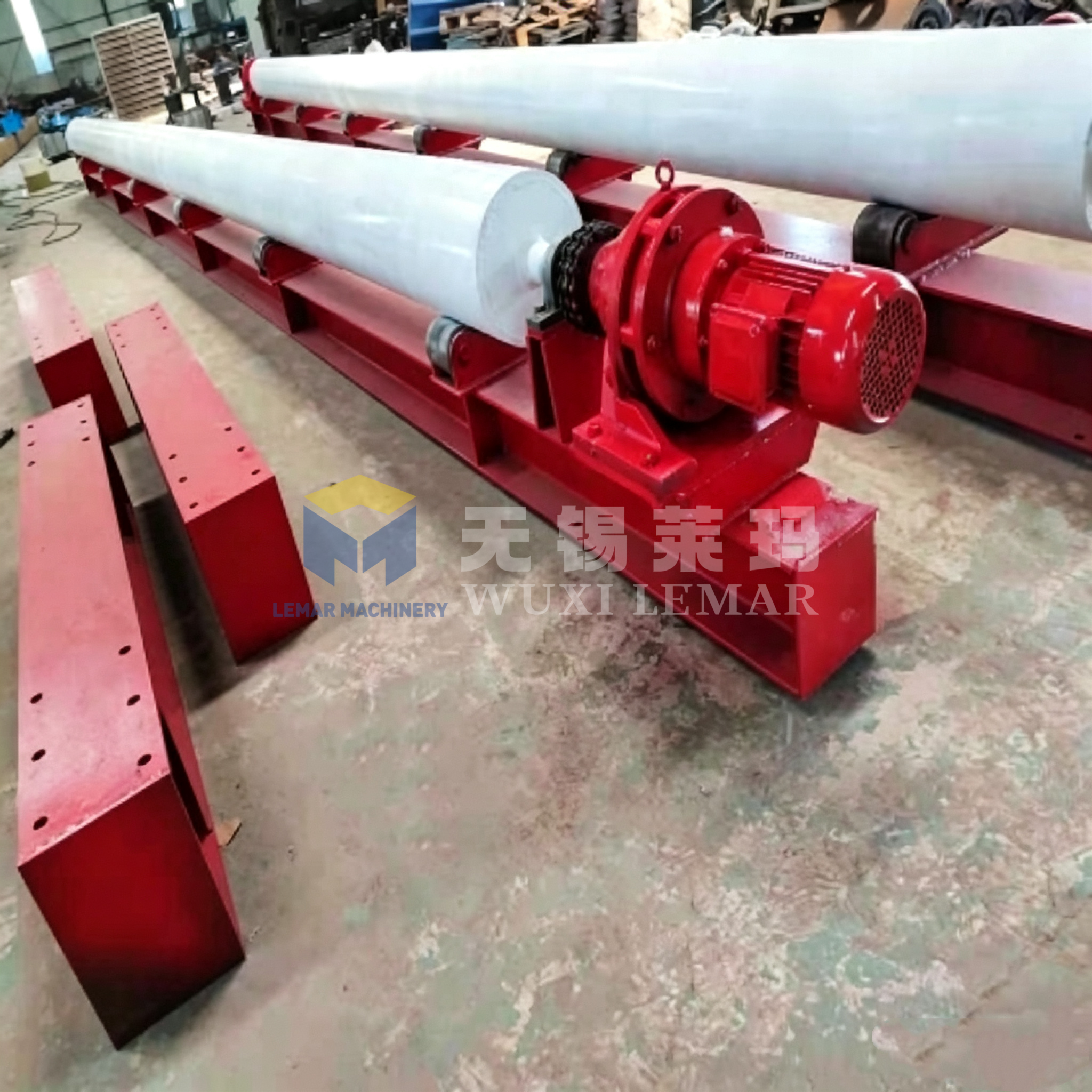 Long Axis Welding Turning Rolls For 12m Workpiece | Multi‑support Roller Welding Rotator