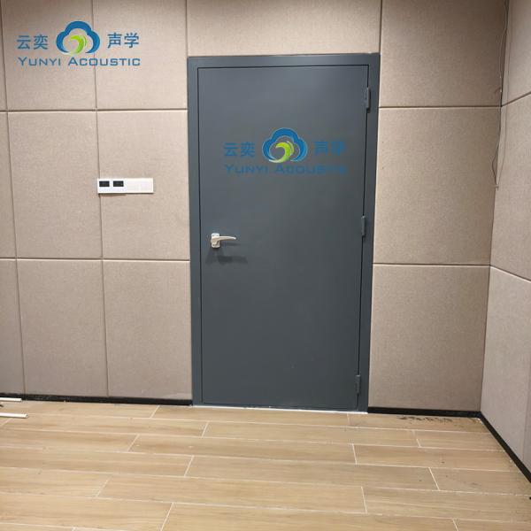 Soundproof Drum Room Music Studio Roomtransparent Noise Barrier Noise Isolation Door Vision Glass 60 Minutes Fireproof Home Acoustics With Bass Traps Cornernoise Cancelling Door STC 45dB