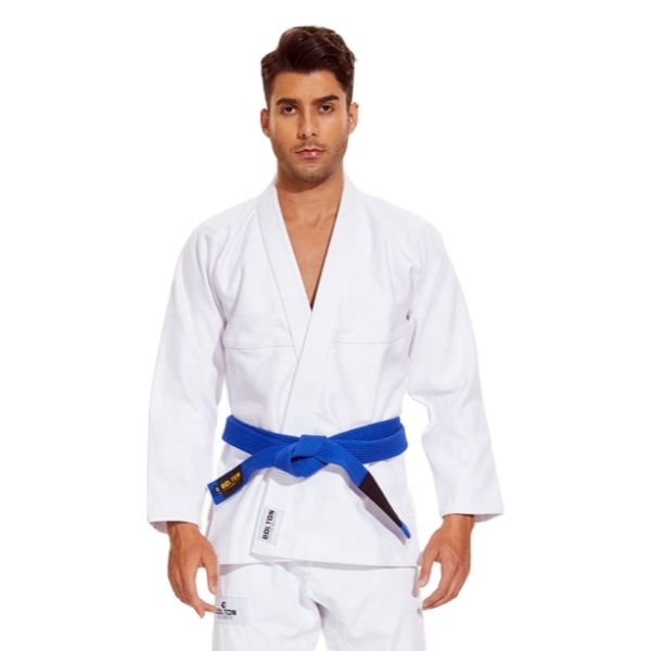 Durable 100% Cotton 240grams BJJ Blue Belt For Adults Training And Competitions