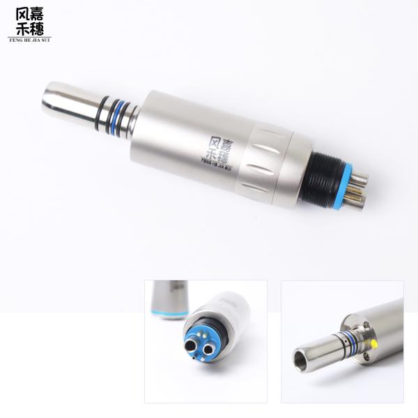 Dental Low Speed Handpiece 1:1 Internal 3-Pc w/ Fiber & 6-Hole Motor3