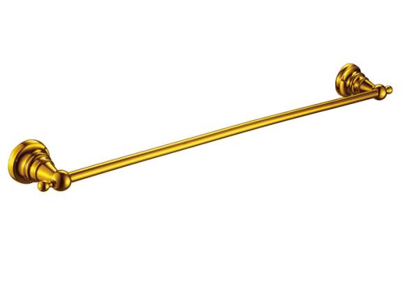 Acessórios para banheiros individuais Prateleiras de toalhas Brass Plated Gold