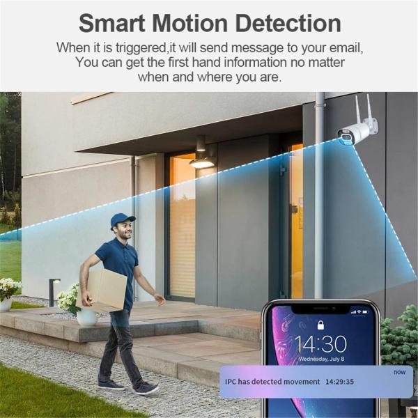 Tuya Smart Life Cloud Wireless Wifi IP Outdoor Camera 2MP Intelligent Auto Tracking Of Human1080P IP66 Waterproof W RJ45