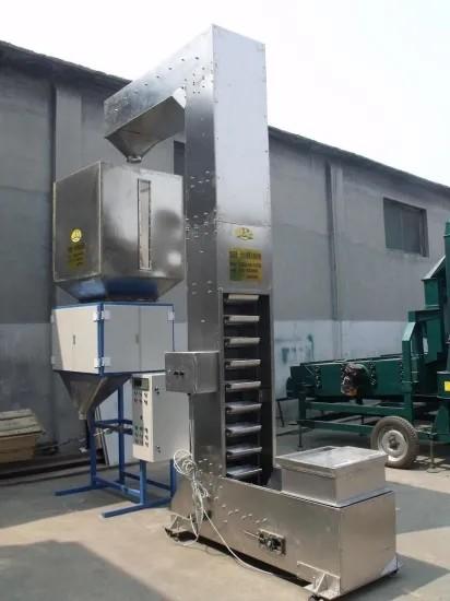 Solid Food Grains Z Type Bucket Elevator Conveyor 304 Stainless Steel