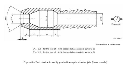 IEC 60529 IPX3~IPX6 Water Spray Test Equipment For Electronic & Automotive Products