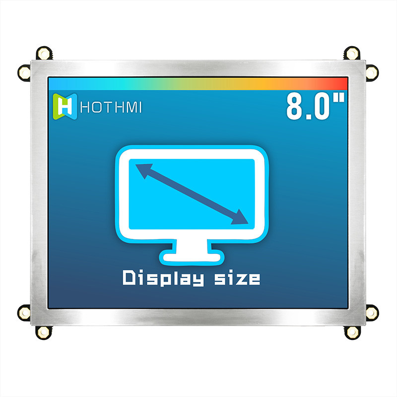 8 дюймовый HI TFT LCD 1024x768 Читаемый солнечным светом для промышленных дисплеев