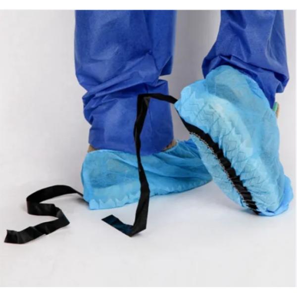 Cleanroom ESD Nonwoven Slip Resistant Shoe Covers