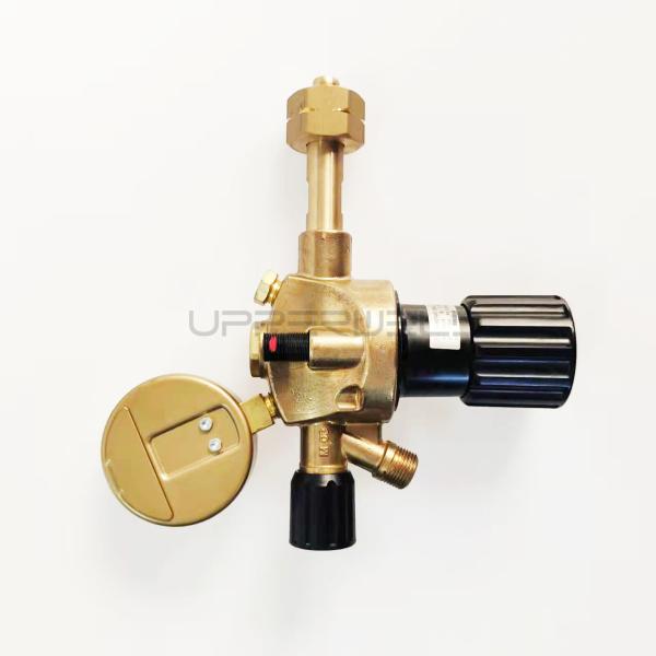 Черно-желтый одноразмерный регулятор CO2/аргон для стандартного регулирования давления газа