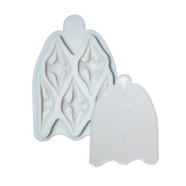 Moldes do silicone do produto comestível 3d, bolo de Diy que decora moldes do fundente