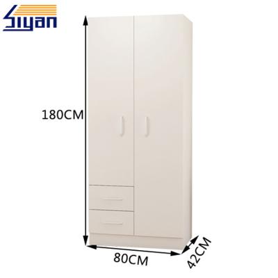 Professional Wood Panel Closet Doors PVC Film Pressed With 15-25mm Thickness