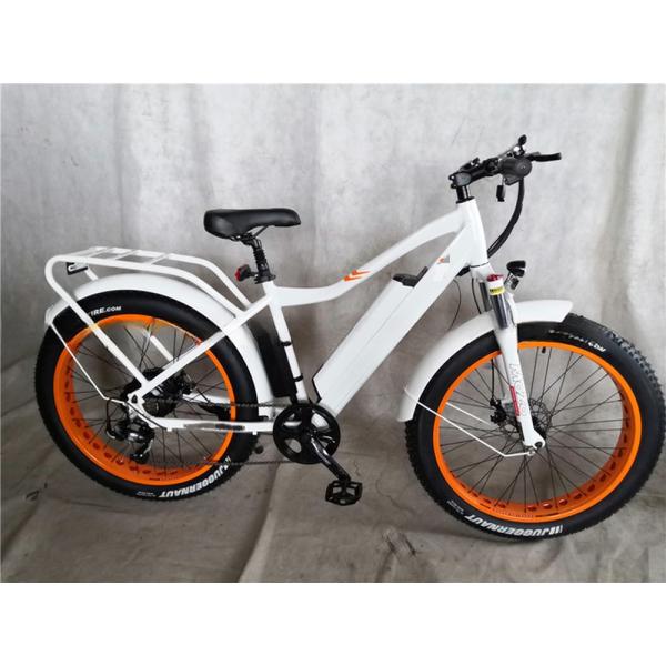 750W 48V E Bicycle 20 Inch Yellow Fat Tire Electric Bike for 31-60 km Range per Power
