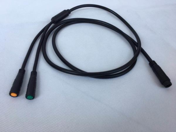 2 In 1 Waterproof Electric Bike Connectors PC Materials CE EN15194 Certificate