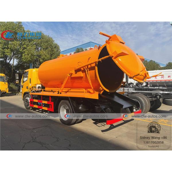 DONGFENG Furuicar 8m3 Vacuum Suction Septic Tank Truck