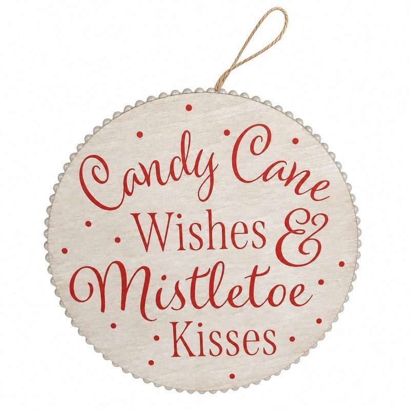 Custom Wooden Christmas Word Hanging Sign Model 229