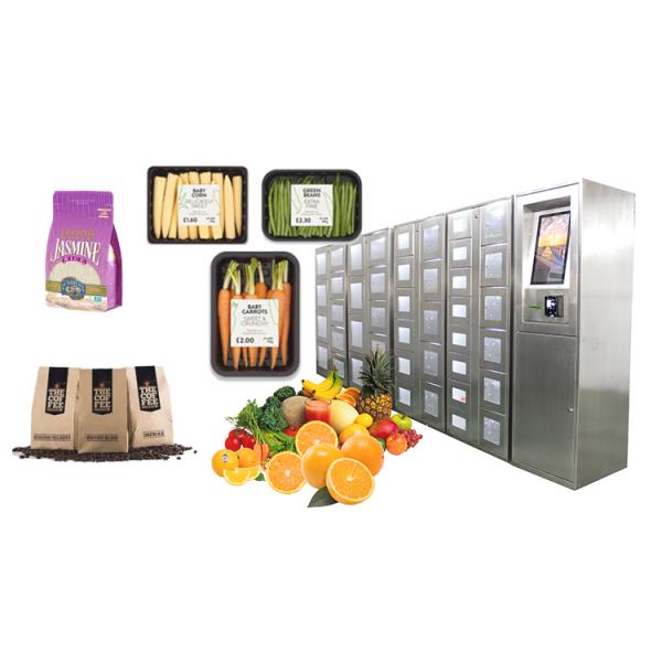 Шкафчики торгового автомата нержавеющей стали Франции с читателем кредитной карточки