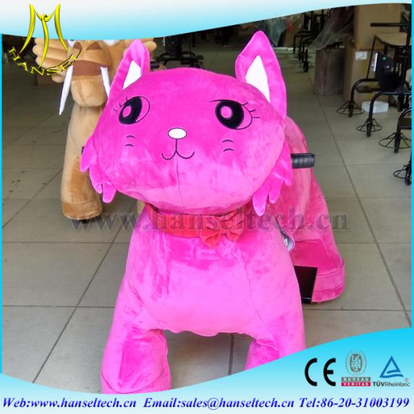 Hansel stuffed animal unicorn on wheels coin operate game machine kids amusement rides animal electric montable