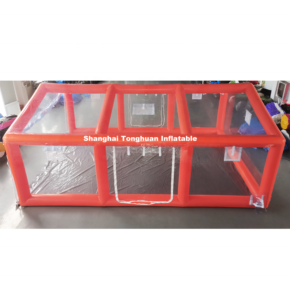 Outdoor Transparent Mobile Inflatable Car Booth Tent Cabin Car Cover Bubble Waterproof House Tent Car Cover