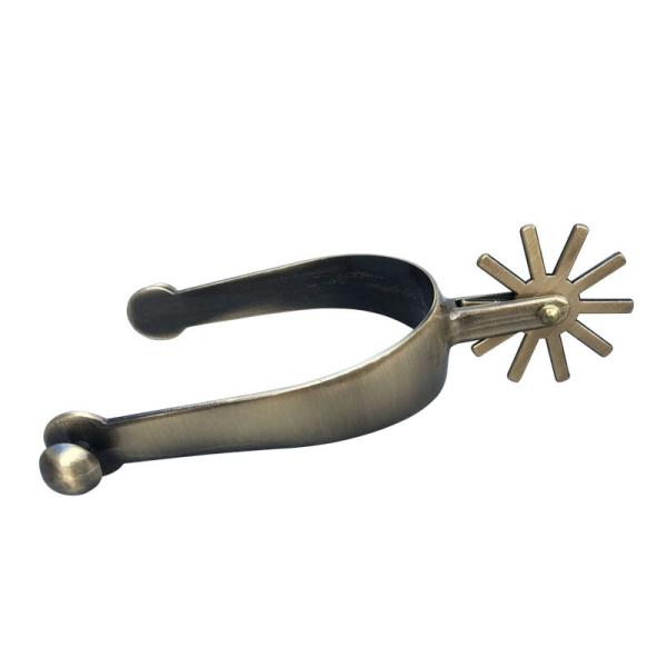 Alloy Horse Spurs Men Rider Horsemanship Western Stainless Steel Equestrian Equipment