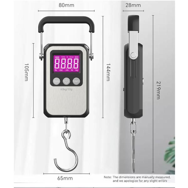 Soporte Personalizado WH-A35 Báscula de Mano Bluetooth 60kg de WeiHeng para Rendimiento