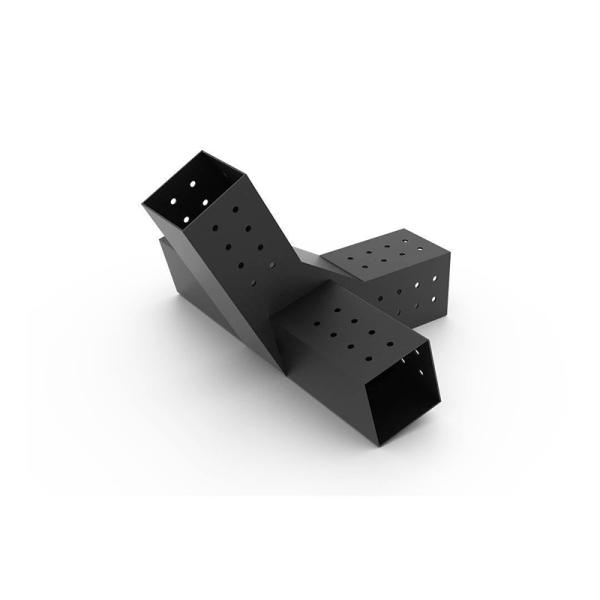 Настройка логотипа перголы с угловой опорой и соединителем деревянных балки 290г