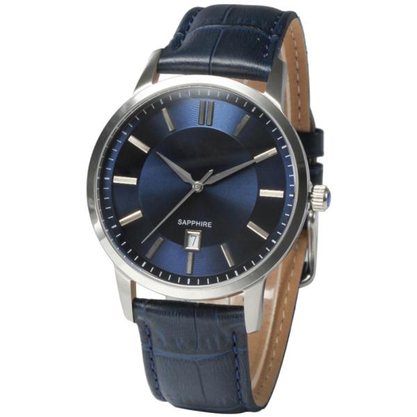 2019 Fashion Men′s Watch 5ATM Waterproof Stainless Steel Sapphire Customized Wrist Watch for Men