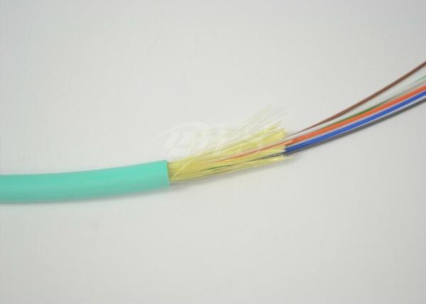 FTTH Indoor 12 core fiber optic cable OM3 / optical fiber distribution cable
