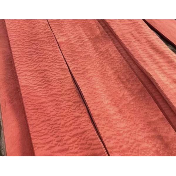 Sapele Pommele Veneer Dyed Wood Veneer Sheets Length 2-3.6m