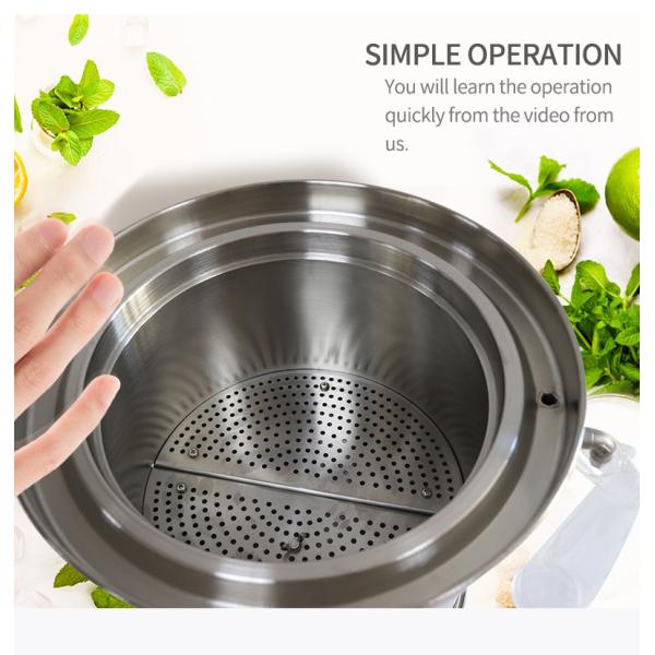 10L Rose Essential Oil Extracting Machine with Water Steam Distillation Apparatus and Small Capacity