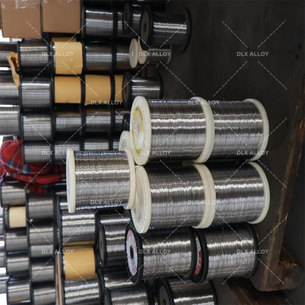 SWG 33 34 35 Ligação anelada Nicr 70/30 Equipamento de tratamento térmico de fios Ni70Cr30 fios de resistência