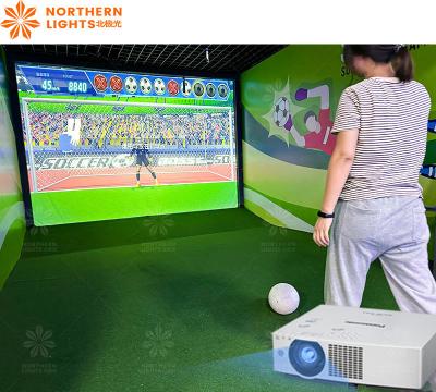 Ar Projetor de jogos de futebol Simulador de jogos Equipamento de sistema interativo