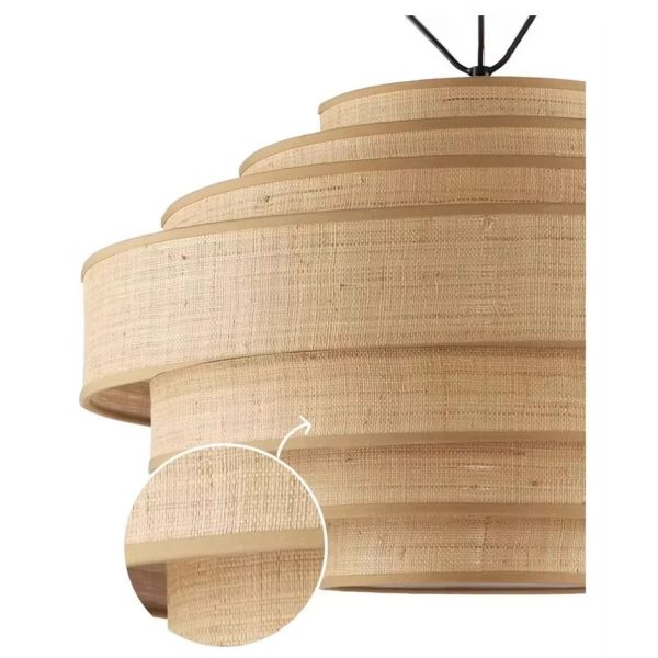 Living Dining Bedroom B&B Decoration Home Pendant Lights Indoor Lighting Fixtures Japan Style Wabi Sabi Fabric Chandelier (WH-VP-303)