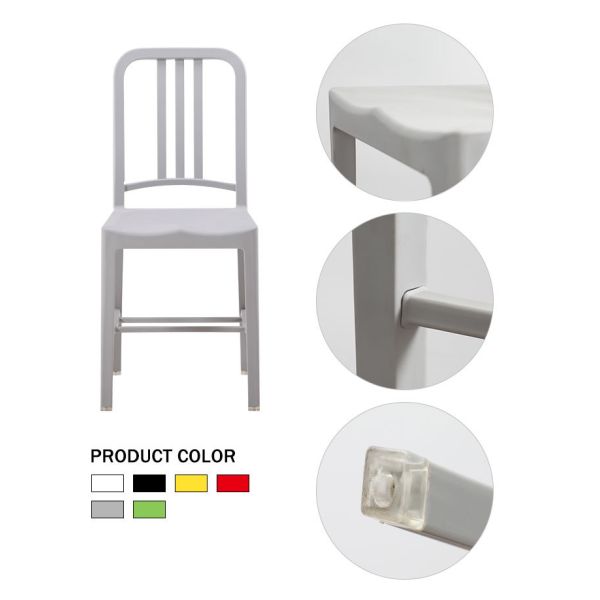 Hot Sale New Model Leisure Plastic Chair Indoor PP Plastic Restaurant Dining Chair