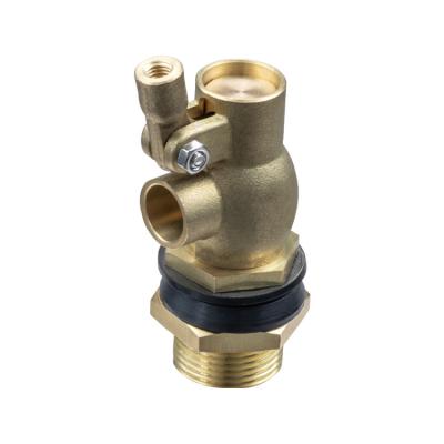 Adjustable Mini BSP Thread Water System Valve 1/2'' DN15 Water Tank Brass Float Ball Valve