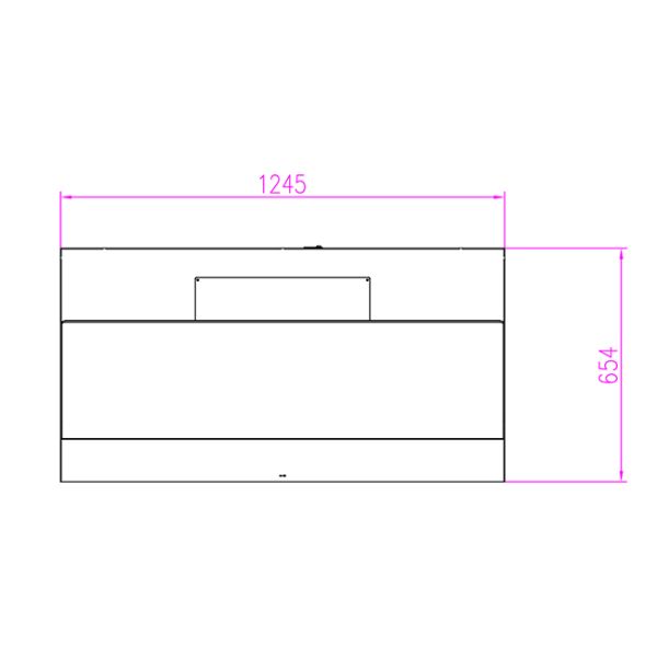 55 Inch Totem OLED Interactive Touch Ultra Thin Floor Standing horizontal transparent oled screen