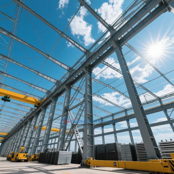 Prefabricated Steel Structure Construction High Rise Pre Engineered Building 