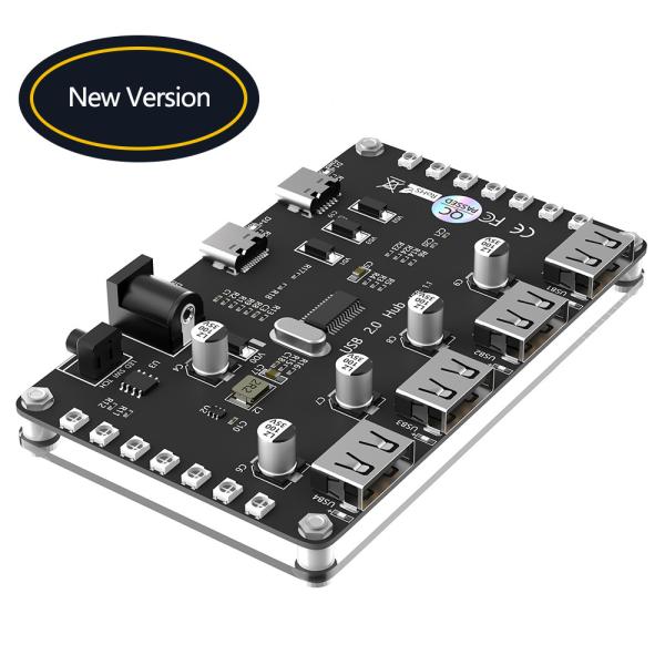 Type C 4 Port USB 2.0 Hub Expansion Cards Circuit Board