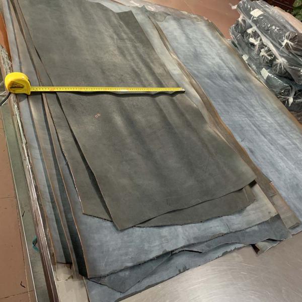 Bovine Split Finished Microfiber Leather For Shoe Tear Strength 30N