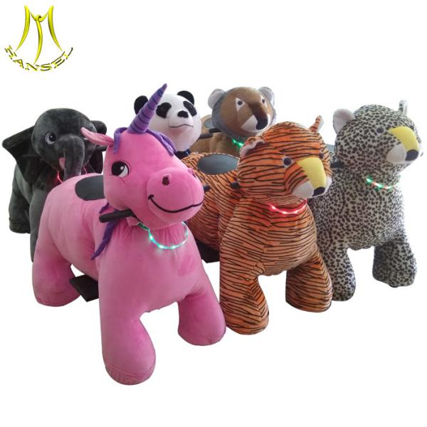 Hansel Coin operated dog ride on stuffed animal ride on wheels for sale