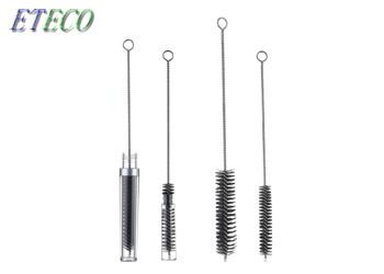 Soft Nylon Tube Brushes , Wire Pipe Brush S304 Shank Material Easy Use