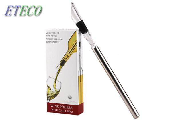 3 In 1 Wine And Beverage Cooler , Instant Wine Chiller No Metal Aftertaste