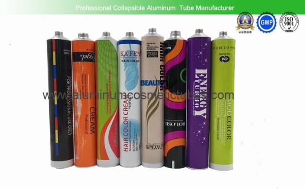 Shoulder Lacquered Aluminum Tube Containers , Body Cream Empty Aluminum Tubes