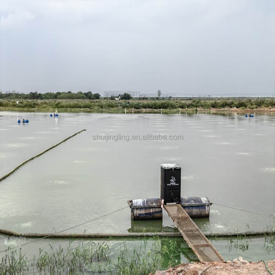 240KG Big Pond Automatic Fish Ponds Feeder Fish Farm Food Feeding Machine