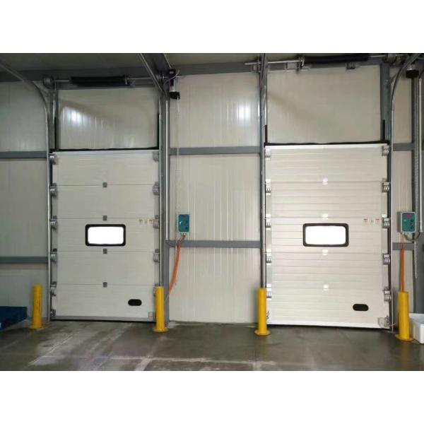 Garage Insulated Sectional Overhead Doors  2mm Finished Galvanzied Steel