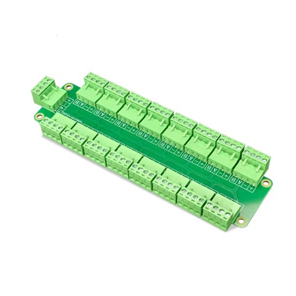 16 ways 8 Ways RS485 Distribution Hub Wiring Connection Terminal Blocks Breakout Board