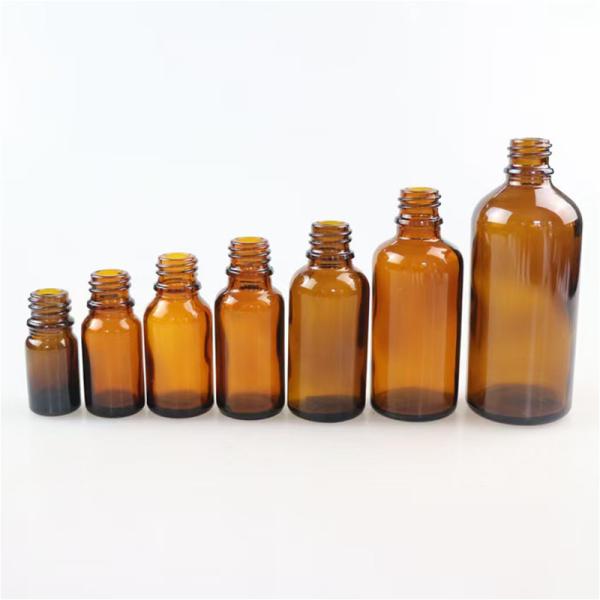 Flacon en verre ambré de 10 ml à 100 ml pour huiles essentielles